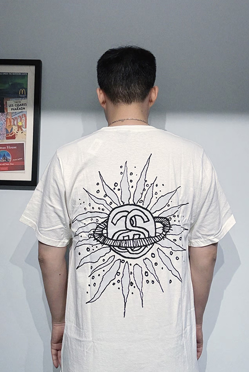 STUSSY SS25 LOOK BEYOND TEE PIGMENT DYED ダブルSサン半袖シャツ