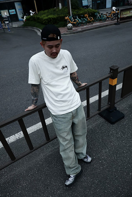 STUSSY SS25 LOOK BEYOND TEE PIGMENT DYED ダブルSサン半袖シャツ