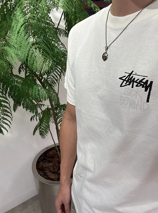 STUSSY SS25 LOOK BEYOND TEE PIGMENT DYED ダブルSサン半袖シャツ