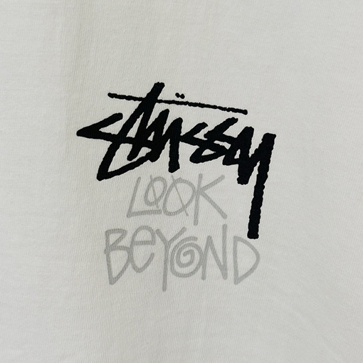 STUSSY SS25 LOOK BEYOND TEE PIGMENT DYED ダブルSサン半袖シャツ