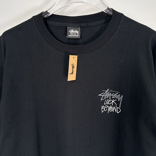 STUSSY SS25 LOOK BEYOND TEE PIGMENT DYED ダブルSサン半袖シャツ