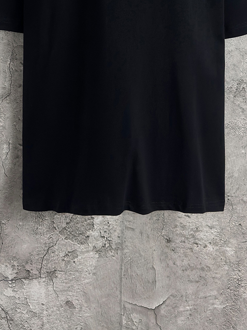 バレンシアガ Balenciaga バックダブルBホットドリル半袖Tシャツ