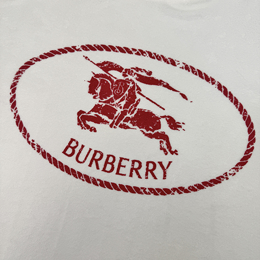 バーバリー 軍馬タオルプリント半袖Tシャツ