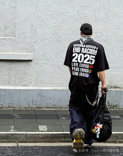 シュプリームコピー X GOODENOUGH コラボコレクションG字半袖Tシャツ