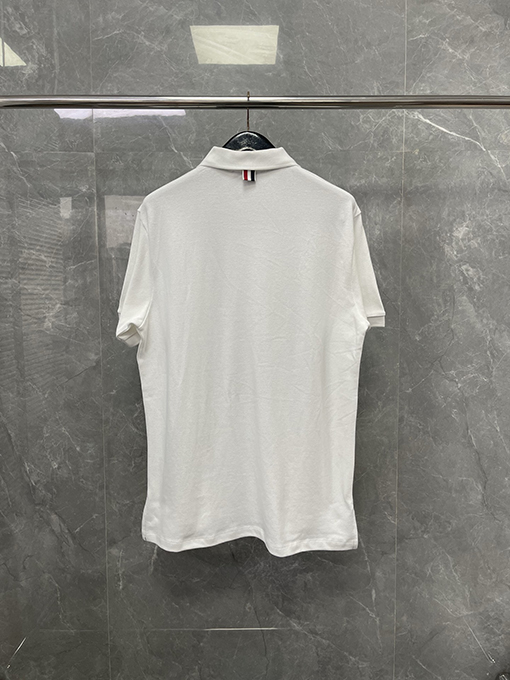トムブラウンコピーコットンポロTシャツ