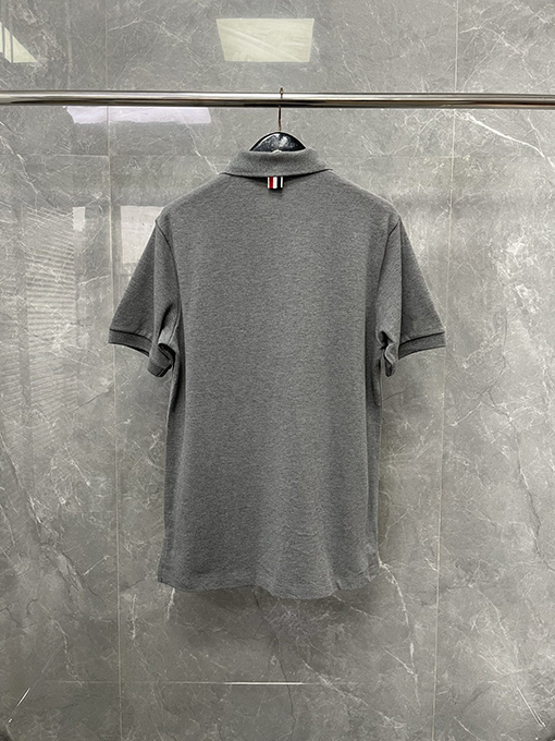 トムブラウンコピーコットンポロTシャツ