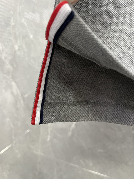 トムブラウンコピーコットンポロTシャツ