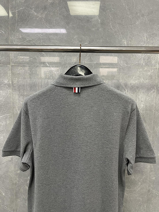 トムブラウンコピーコットンポロTシャツ