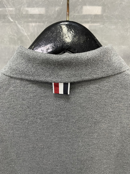 トムブラウンコピーコットンポロTシャツ