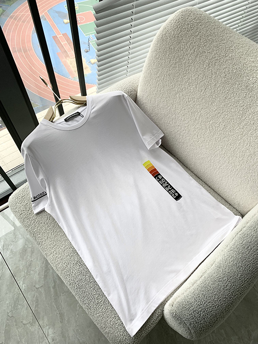 クロムハーツコピークラシックロゴプリントラウンドネックTシャツ