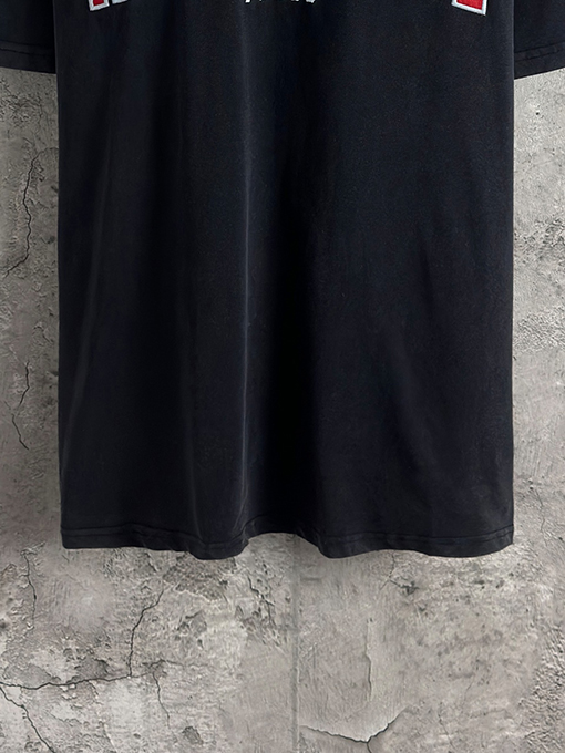 バレンシアガ Balenciaga montaigne ファッションウォッシュ半袖Tシャツ