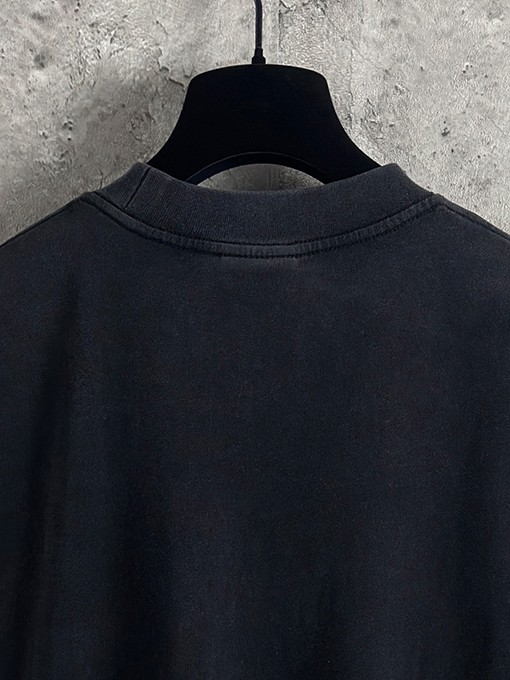 バレンシアガ Balenciaga montaigne ファッションウォッシュ半袖Tシャツ