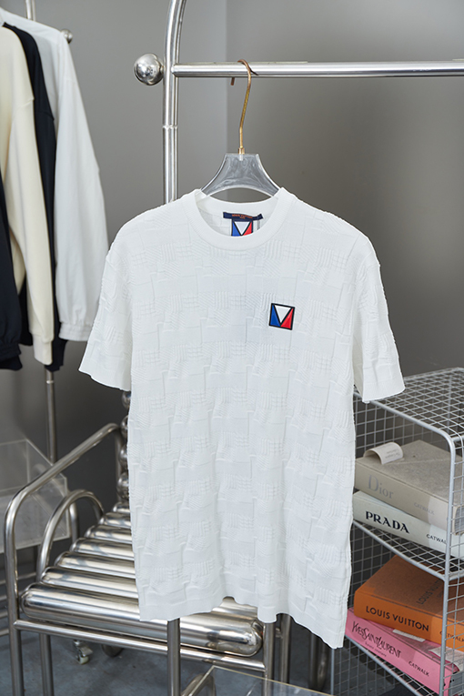 ルイヴィトン アメリカズカップセーリングスポーツジャカード半袖Tシャツ