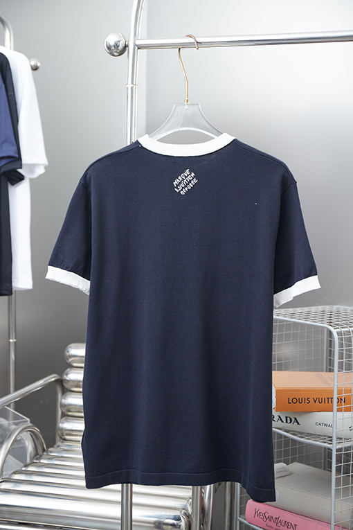ルイヴィトンコピー ひまわりフラワーニット半袖Tシャツ