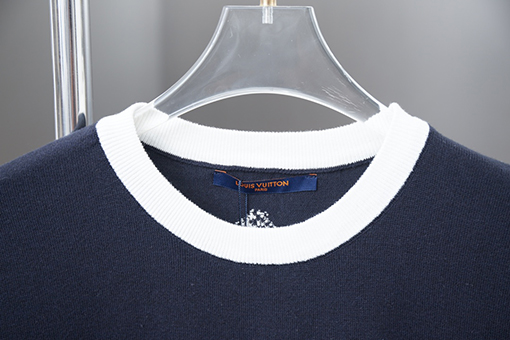 ルイヴィトンコピー ひまわりフラワーニット半袖Tシャツ