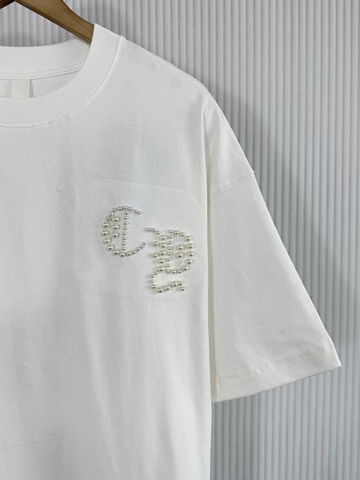 クロムハーツプリントパールコンパス半袖Tシャツ