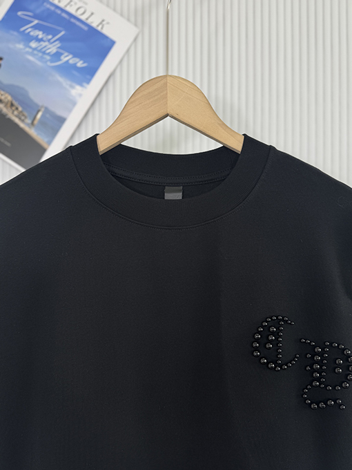 クロムハーツプリントパールコンパス半袖Tシャツ
