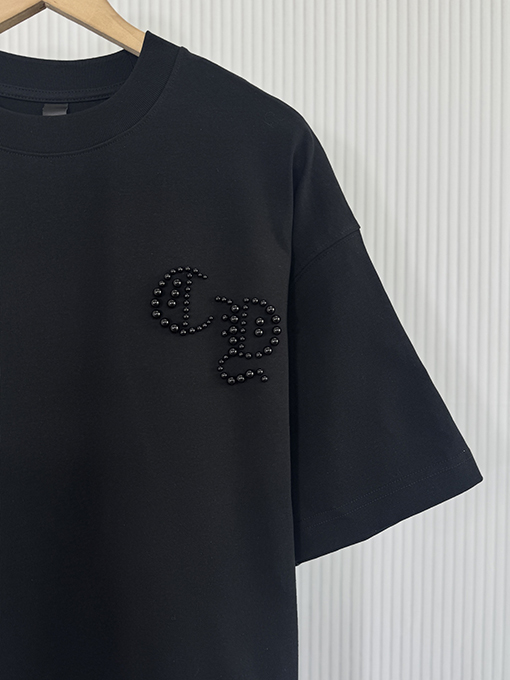 クロムハーツプリントパールコンパス半袖Tシャツ
