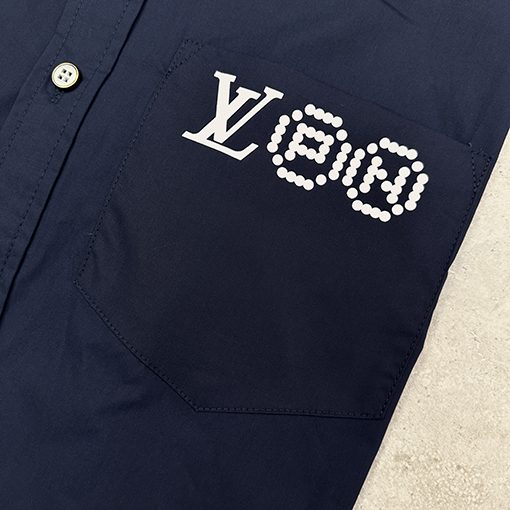 ルイヴィトン Nigo コラボポートレートプリント長袖シャツ