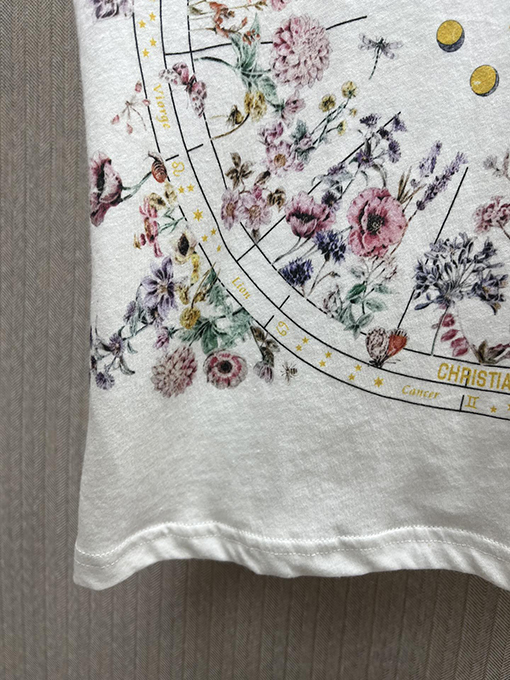 ディオール マルチカラー Dior Astral Flowers 柄半袖Tシャツ