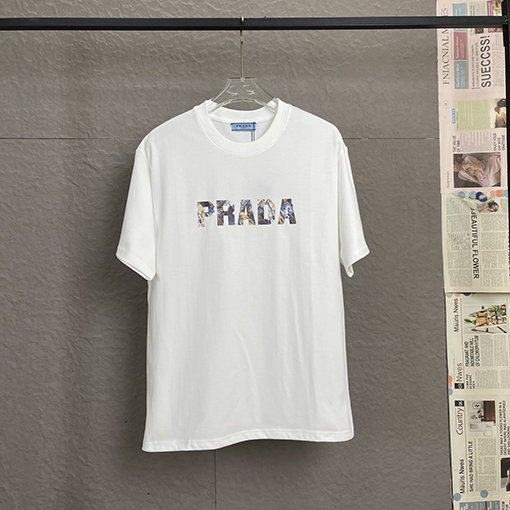 プラダスーパーコピー 新しいメンズカジュアル半袖Tシャツ