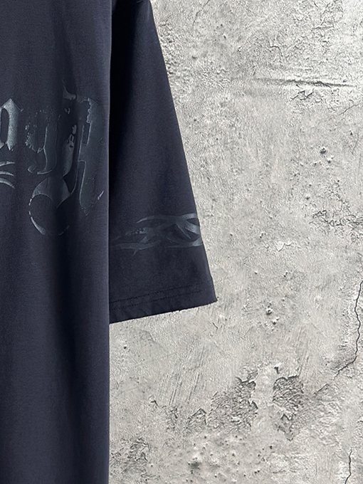 バレンシアガ Balenciaga 新しいトーテム愛の落書き破壊半袖Tシャツ