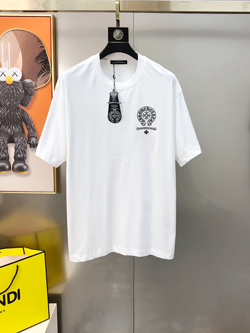 クロムハーツメンズクルーネック半袖Tシャツ