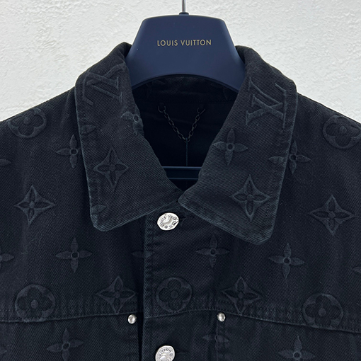 ルイヴィトン 刺繍グラデーションデニムジャケット