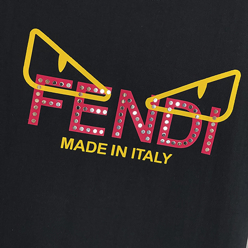 フェンディコピー 新しいオリジナルメンズカジュアル半袖Tシャツ