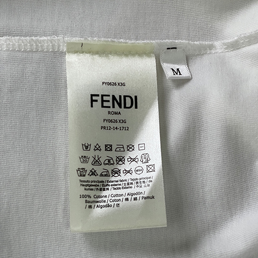 フェンディコピー 新しいオリジナルメンズカジュアル半袖Tシャツ
