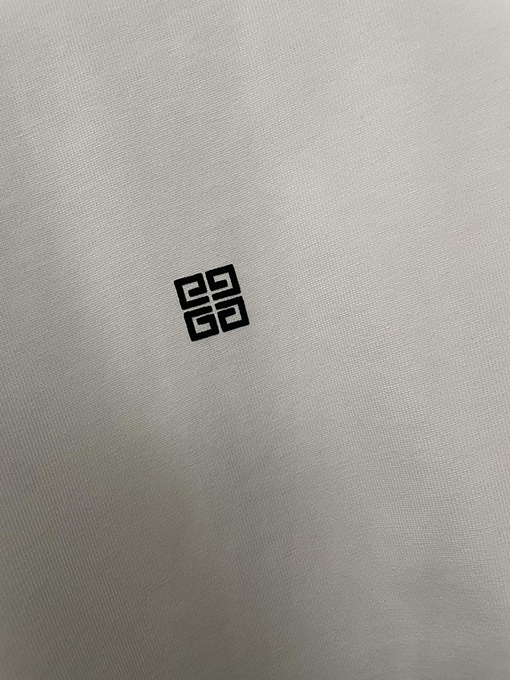 ジバンシイコピー クラシックなフロントとリアのロゴアルファベットプリント半袖Tシャツ