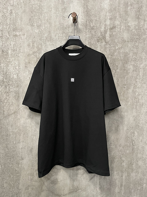ジバンシイコピー クラシックなフロントとリアのロゴアルファベットプリント半袖Tシャツ