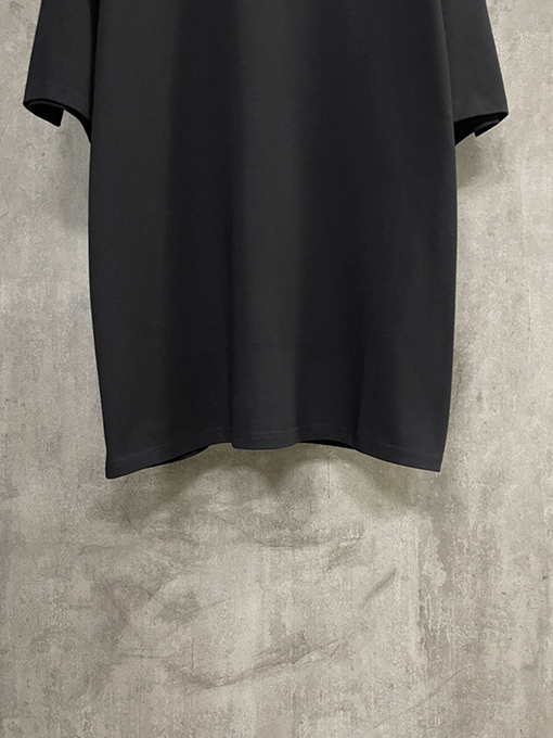 プラダ シルバーラベルレザークルーネック半袖Tシャツ