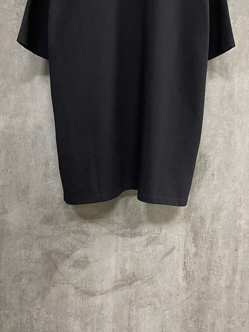 プラダ シルバーラベルレザークルーネック半袖Tシャツ