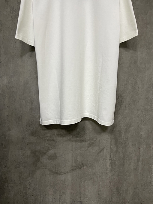 プラダ シルバーラベルレザークルーネック半袖Tシャツ