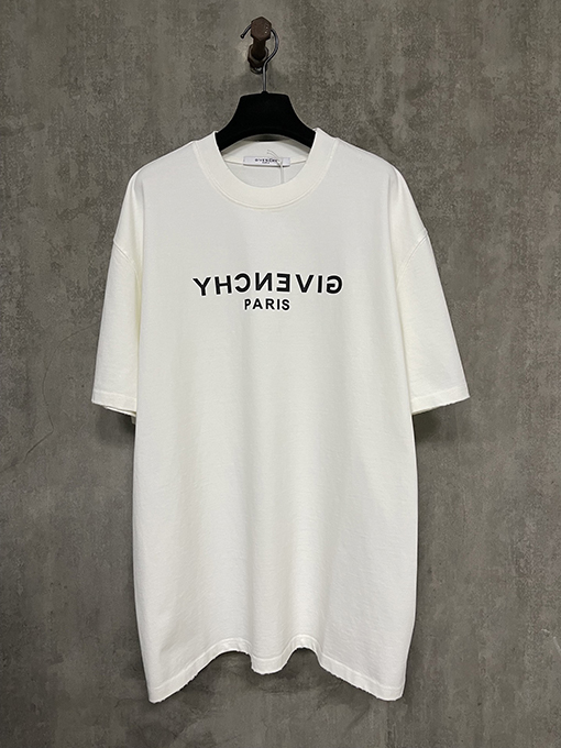 ジバンシイ クラシックロゴアルファベットプリント半袖Tシャツ