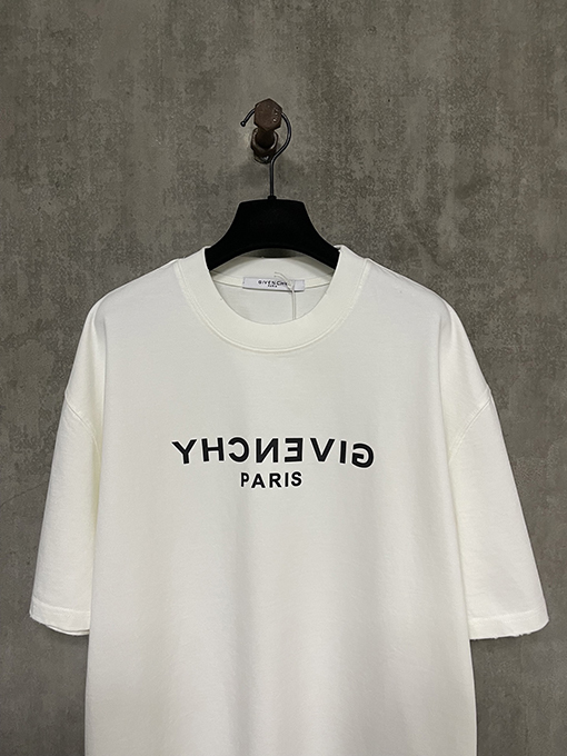 ジバンシイ クラシックロゴアルファベットプリント半袖Tシャツ