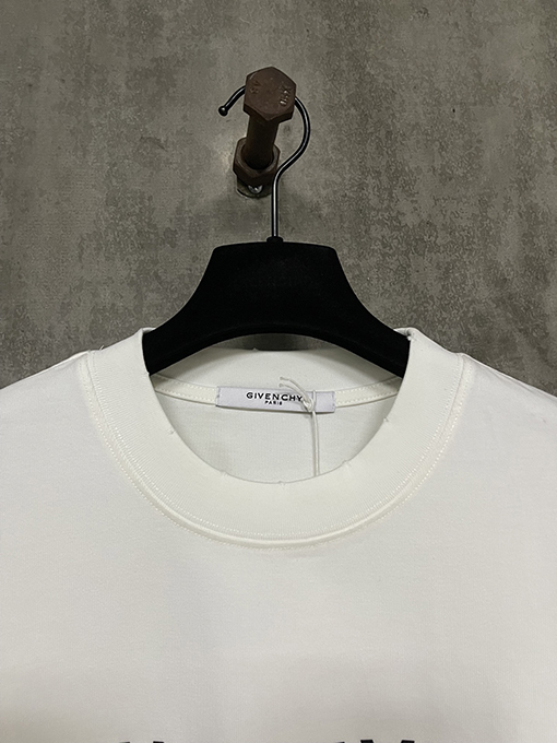ジバンシイ クラシックロゴアルファベットプリント半袖Tシャツ