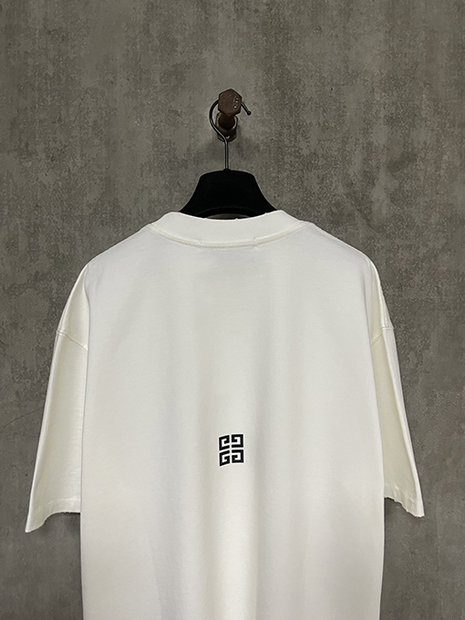 ジバンシイ クラシックロゴアルファベットプリント半袖Tシャツ