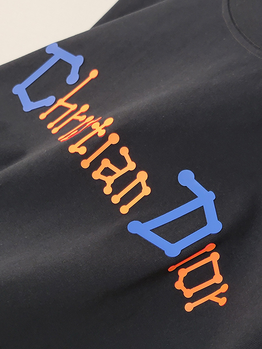 ディオールコピー ファッション個性アルファベットロゴ半袖Tシャツ