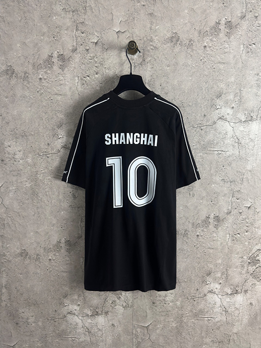 バレンシアガ サッカー10号上海限定マンチェスターユナイテッドのユニフォーム半袖Tシャツ