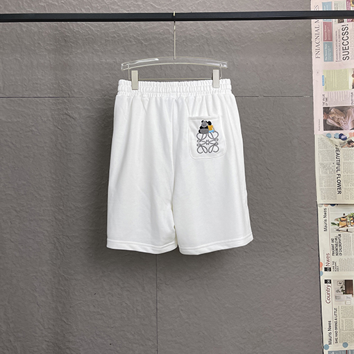 ロエベ パンダ刺繍ショートパンツ