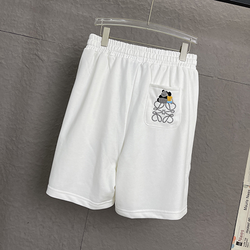ロエベ パンダ刺繍ショートパンツ