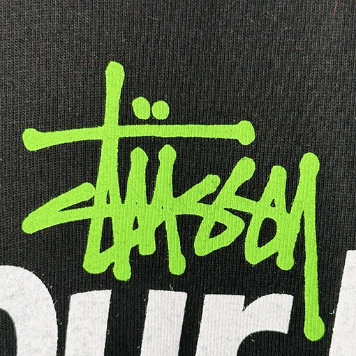 STUSSY x OUR LEGACY コラボコレクション SS25 WORK SHOP SWIRLプリント半袖シャツ