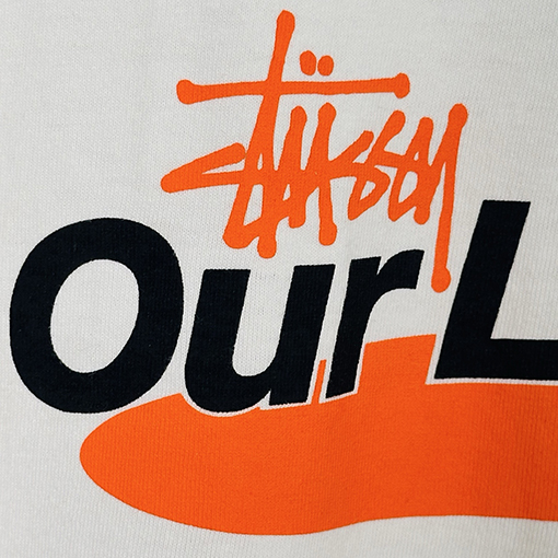 STUSSY x OUR LEGACY コラボコレクション SS25 WORK SHOP SWIRLプリント半袖シャツ