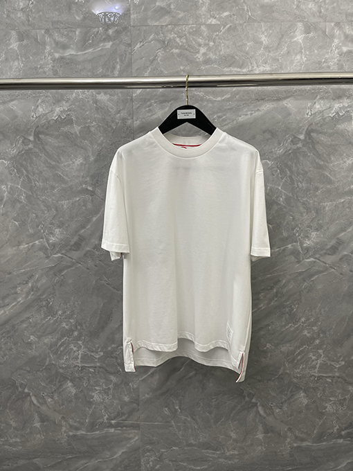 トムブラウン 新しい三色リボンデザイン半袖Tシャツ