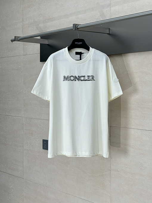モンクレール 新しい星のロゴ半袖Tシャツ