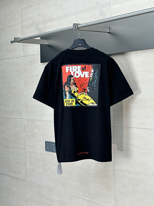クロムハーツ Deadly doll コラボ美漫プリント半袖Tシャツ