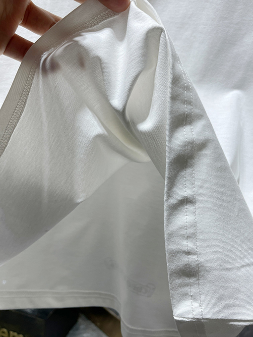 クロムハーツコピー ファッション馬蹄十字花サンスクリット半袖Tシャツ