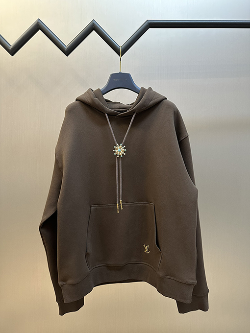 ルイヴィトンコピー Lv ひまわりブロンズ限定パーカー